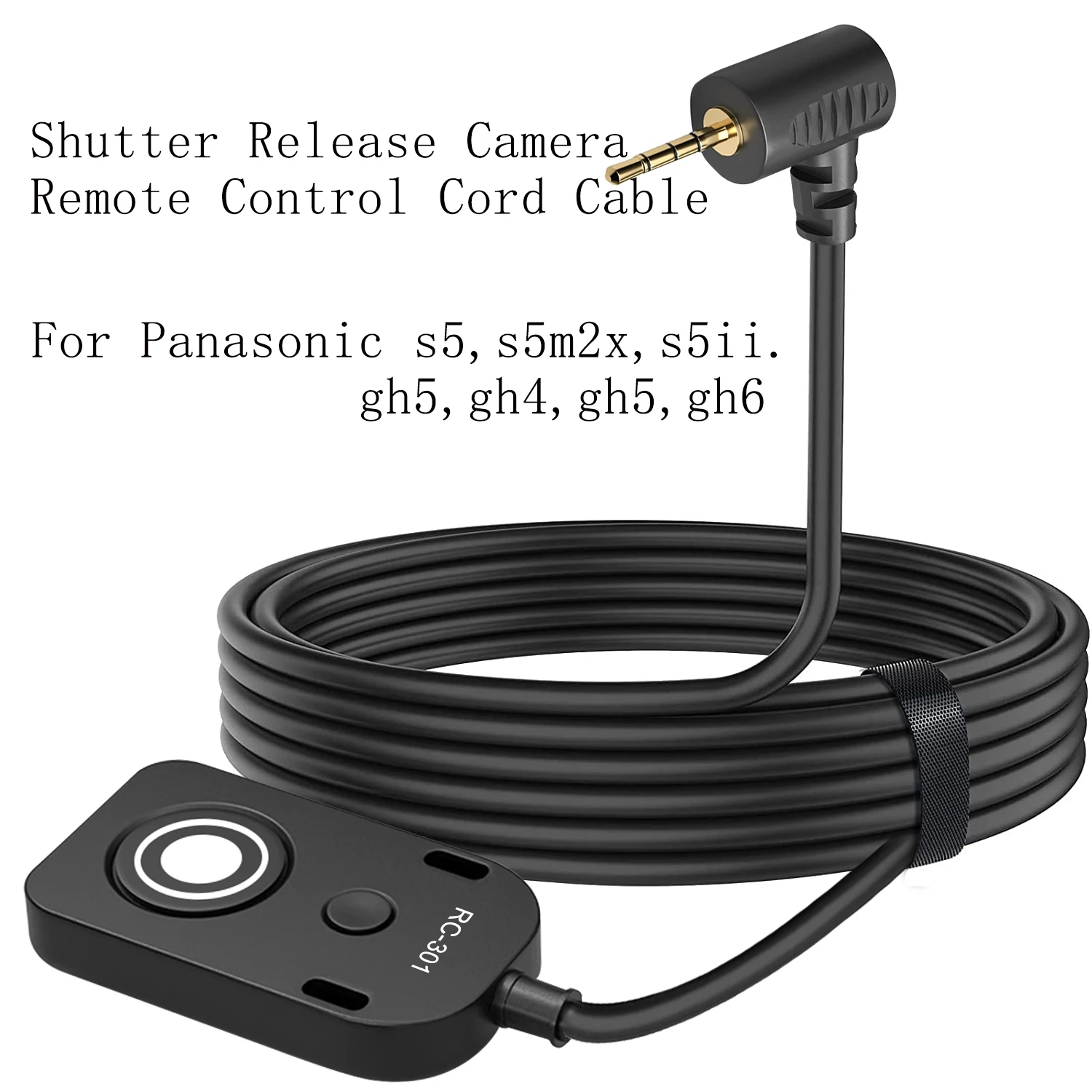For Panasonic s5,s5m2x Shutter Release Cable Small shutter remote control extension cable 196 inches s5ii. gh5,gh4,gh5,g9,g85