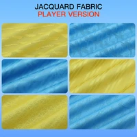 Chemise de football par sublimation en gros Kit d'uniformes de football pour hommes jacquard personnalisés Vêtements de sport d'entraînement avec logo brodé X5556 4