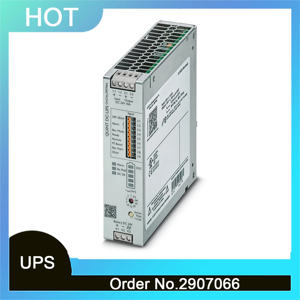 High Quality 2907066 QUINT4-UPS/24DC/24DC/10 QUINT DC-UPS Uninterruptible Power Supply Fast Ship 3 High Quality 2907066 QUINT4-UPS/24DC/24DC/10 QUINT DC-UPS Uninterruptible Power Supply Fast Ship
