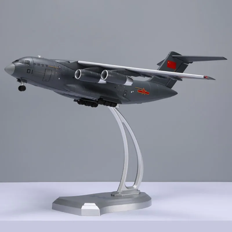 

Diecast Alloy & Plastic Model of Chinese Y-20 Militarized Combat Transport Aircraft 1:130 Scale Toy Gift Collection Simulation