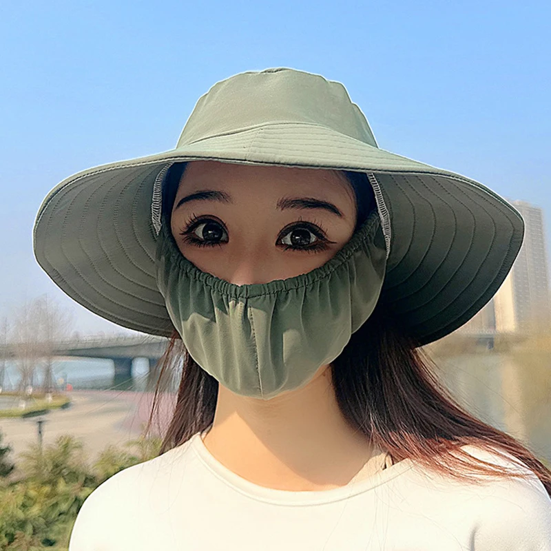 Sun Visor With Large Brim To Cover Face Sun Protection Breathable Hat