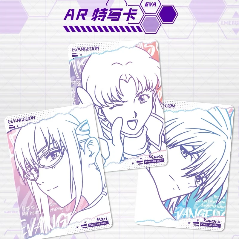 KAYOU Genesi 에반게리온 카드 아스카 랭글리 소류 아야나미 레이 이카리 신지 EVA Mech Beginning Collection 애니메이션 카드 오리지널 박스