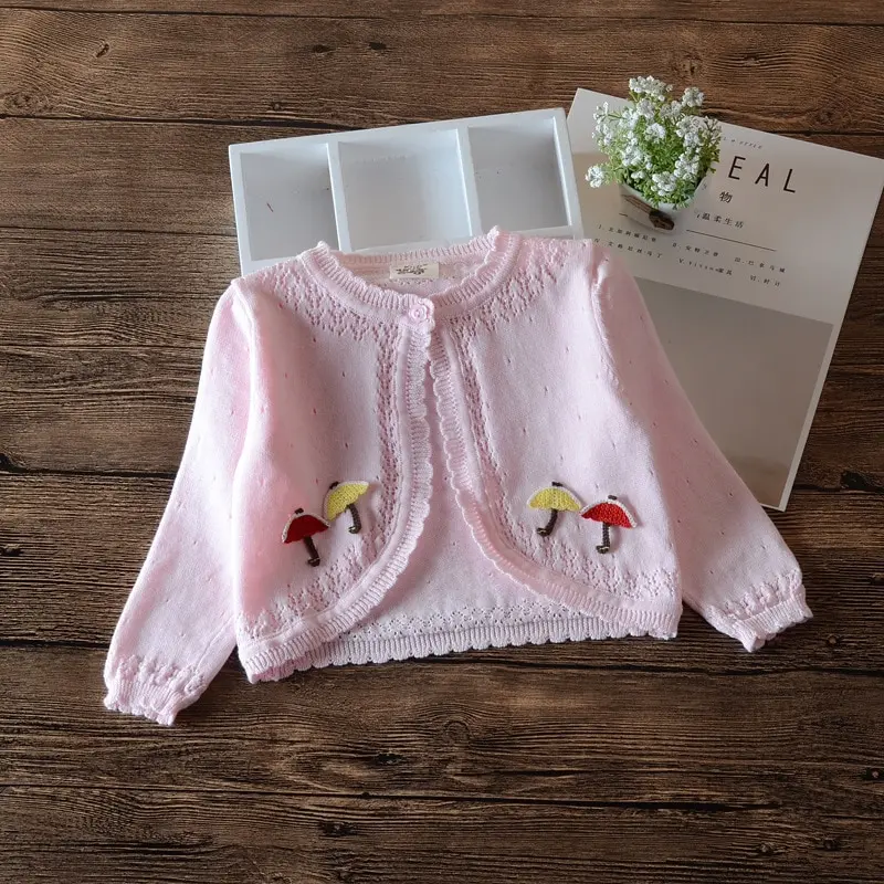 Newborn Baby Girl Jacket Coat Baby Cute Umbrella Toddler Sweet Cotton Cardigan Coat 3 12 24 36 Month Infant Clothes 205034