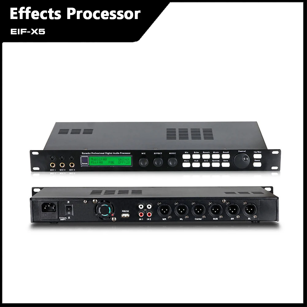 EIFX5ProfessionalDigitalReverbPreeffectAudioMixerAudio