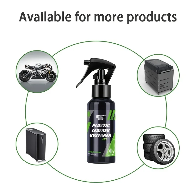 Plastic And Leather Restorer For Car Dashboard And Seat | Car Care Accessories