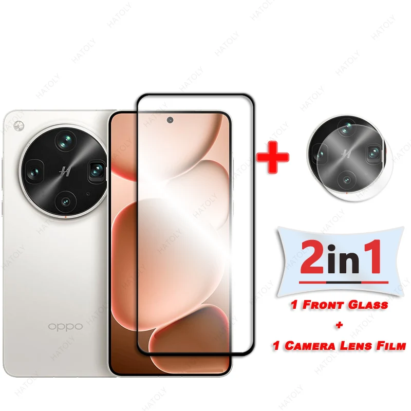 Fyqzio [3+2 pezzi Vetro Temperato Compatibile con OPPO Find X8 Ultra e Fotocamera Pellicola Protettiva,Senza Bolle,Durezza 9H,Anti-Graffio,HD Protezione Schermo