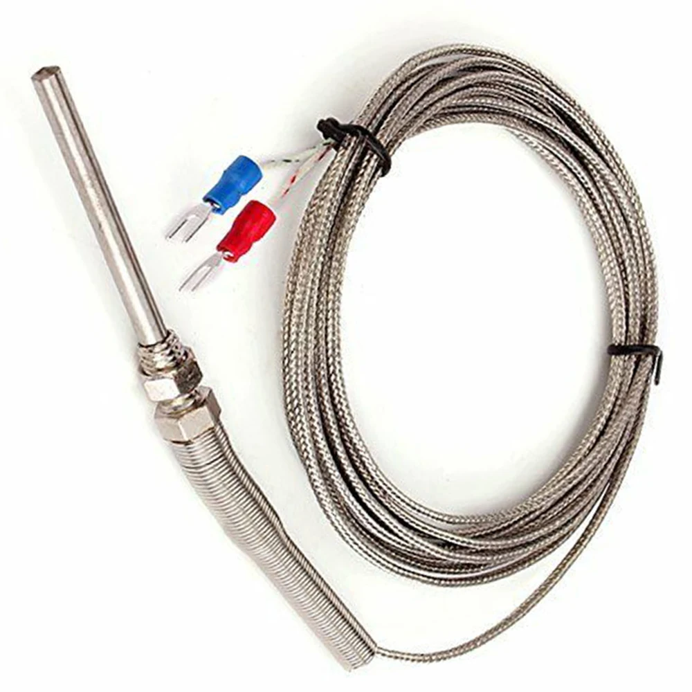 

1 Set K-Type High Temperature -100~1250 Degree Thermocouple 50mm Probe Sensor Durable K Type Thermocouple Controllers