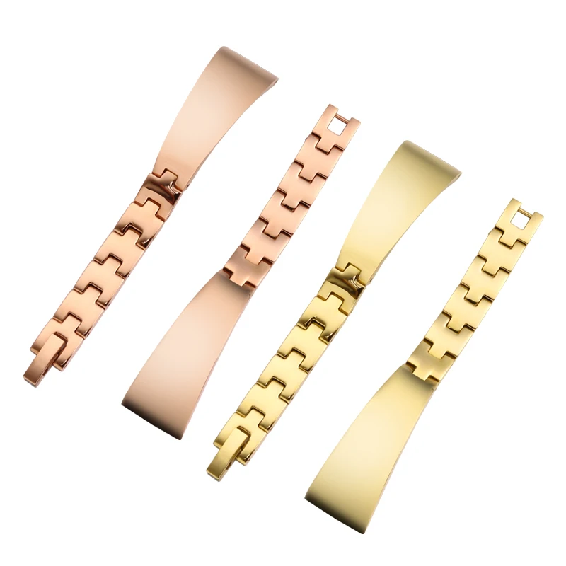 Petite Women's Stainless Steel Mesh Watchband Bracelet with Ultra-thin Design