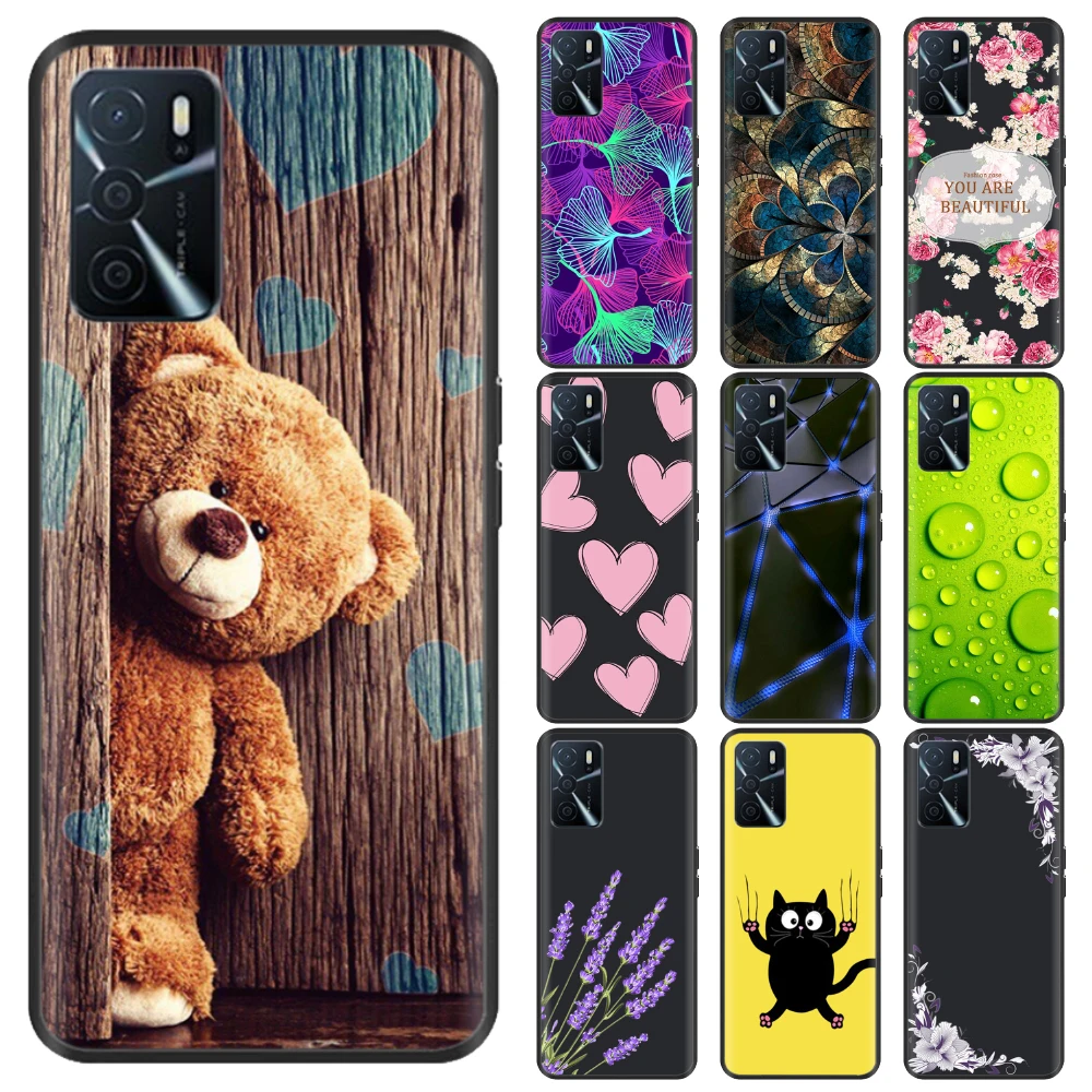 Custodia Per Telefono Per Oppo A54S Custodia Posteriore In Silicone Morbido Per Oppo A54 5G Cover Per Oppo A54S A74 A54 4G 5G Custodie Fundas Bumper C