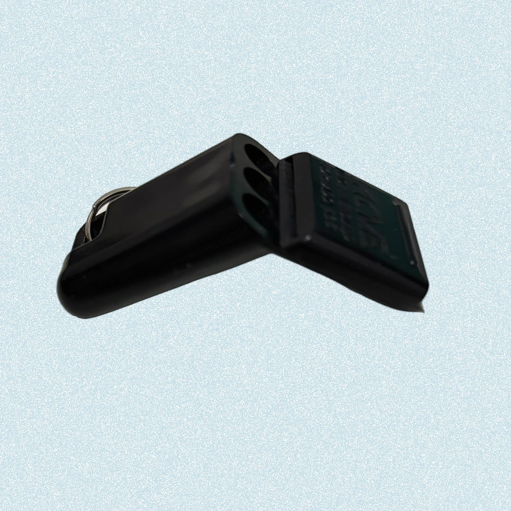 Three Chambers 120 dB Loud Sound Handheld Curved Referee Whistle for Basketball and Soccer Professional Rescue Whistles,soccer whistle,sport whistle,sports whistle,survival whistle,horror scream whistle,wooden train whistle toy
