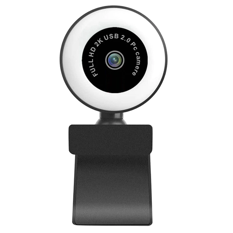 Internet Celebrity Live Broadcast Beauty Supplement Light Computer Camera USB Drive-Free HD Webcam With Microphone |