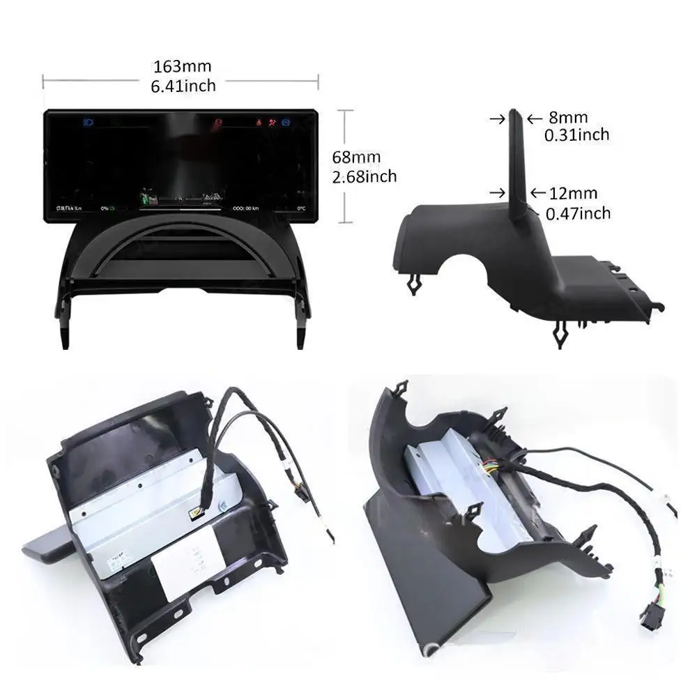 새로운 고품질 6.2인치 LCD 디지털 계기판, 테슬라 모델 3/Y용, OTA 지원, RHD/LHD 지원