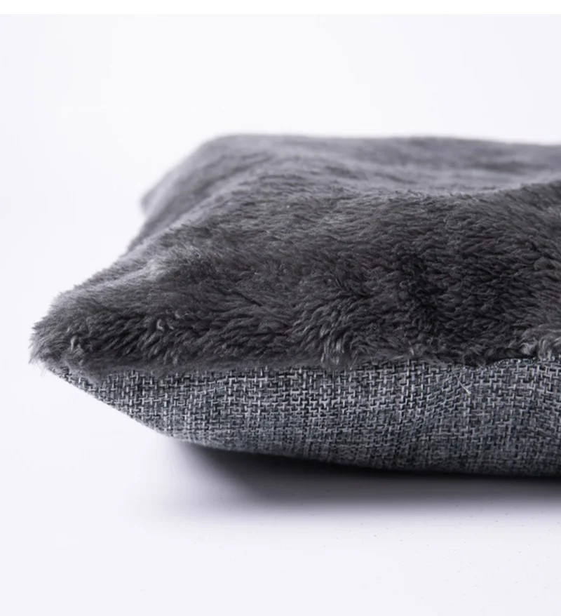 Title 10, Cat Bed Warm Thicken Pet House Half Closed Soft...