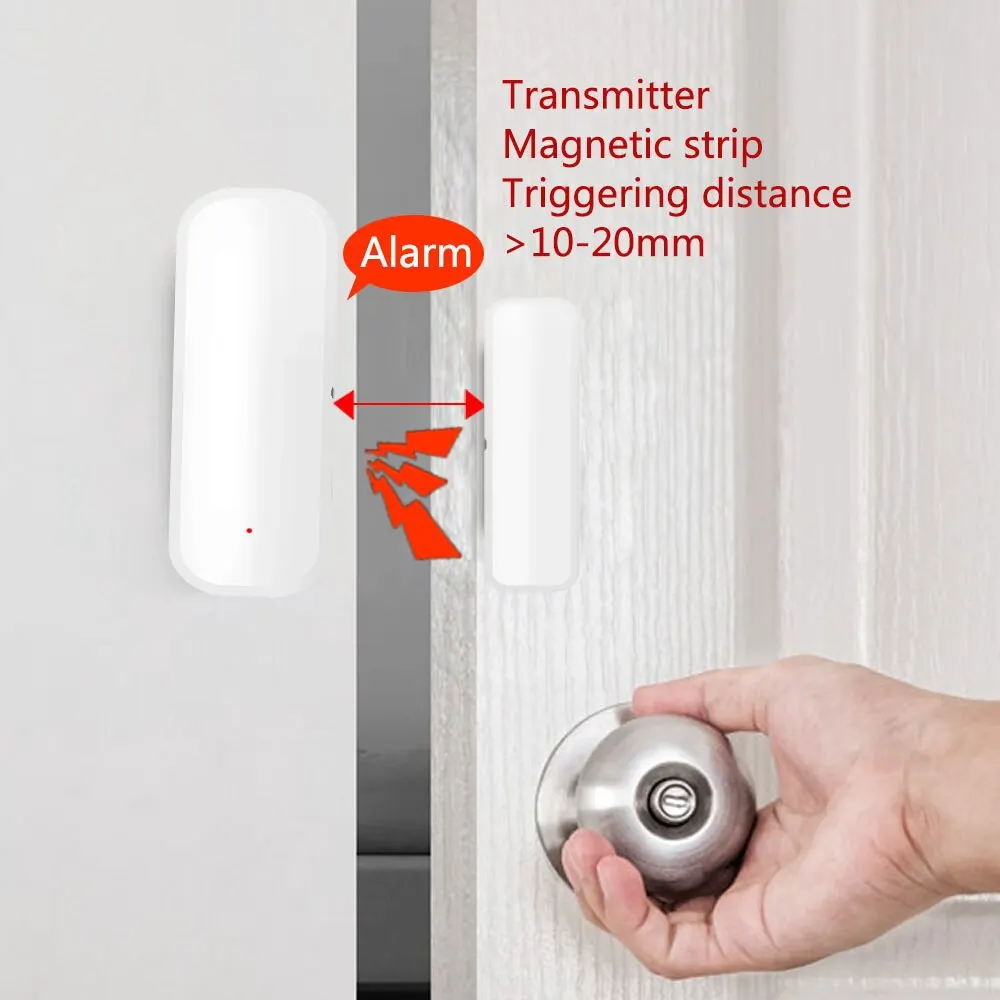Tuya Smart Door Sensor WiFi Door Window Open Closed Detector Smart Home Security Alarm System Life APP Control smart door sensor