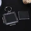 Acrylic Keychain Photo Holder Acrylic Keychain Photo Holder Photo Frame Keyring Clear Picture Keychains Suit For Artwork 5