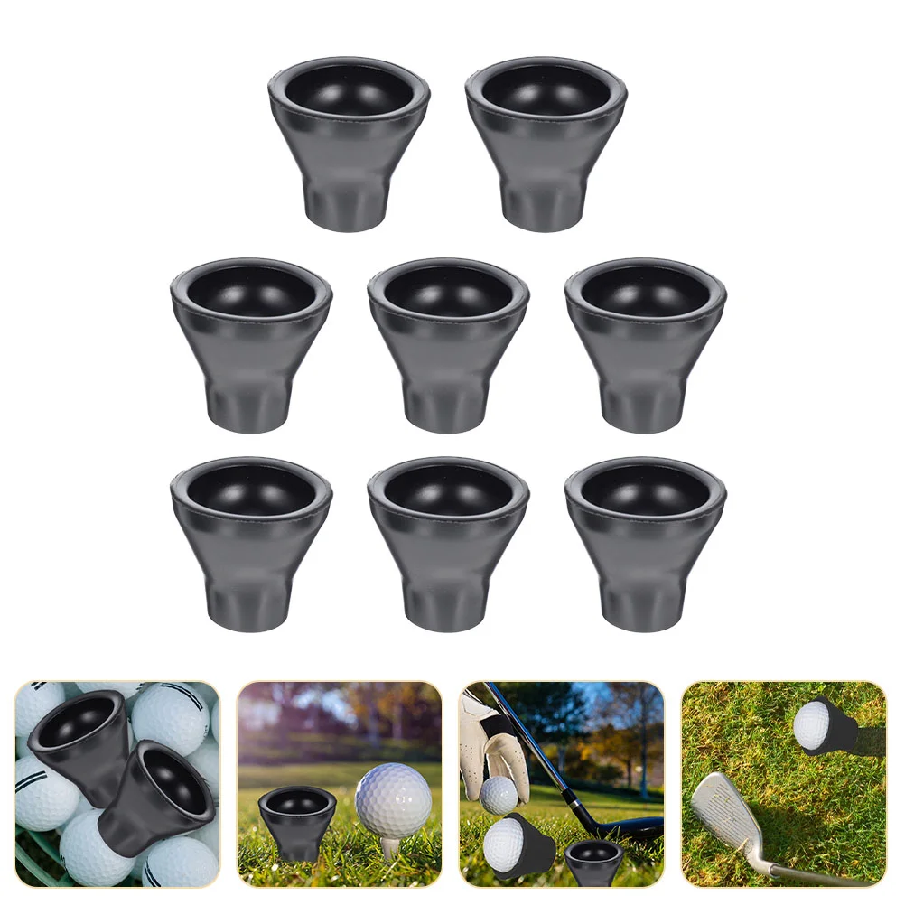 

8 Pcs Golf Cup Accessory Rubber Golfs Picker Convenient Cups Accessories for Putter Retrievers Ball Tool