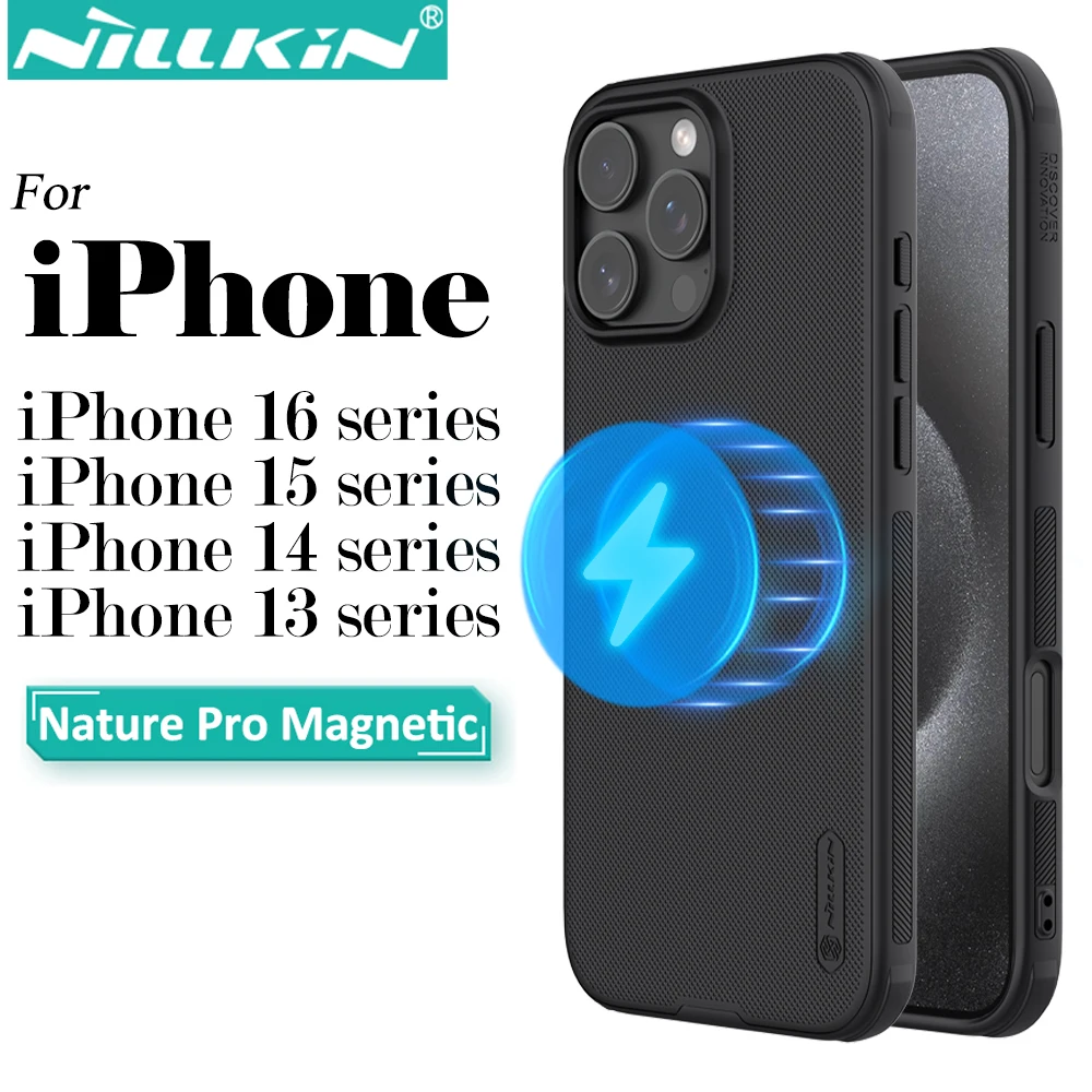 Nillkin Frosted Shield Pro Magnetic Case - Durable PC+TPU Protection Back Cover