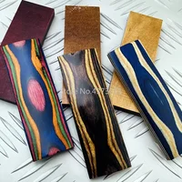 1piece DIY Knife Handles Making Material Wood Blanks Color Wood Handle Parts Grips Slingshot Handle Patch Material 2