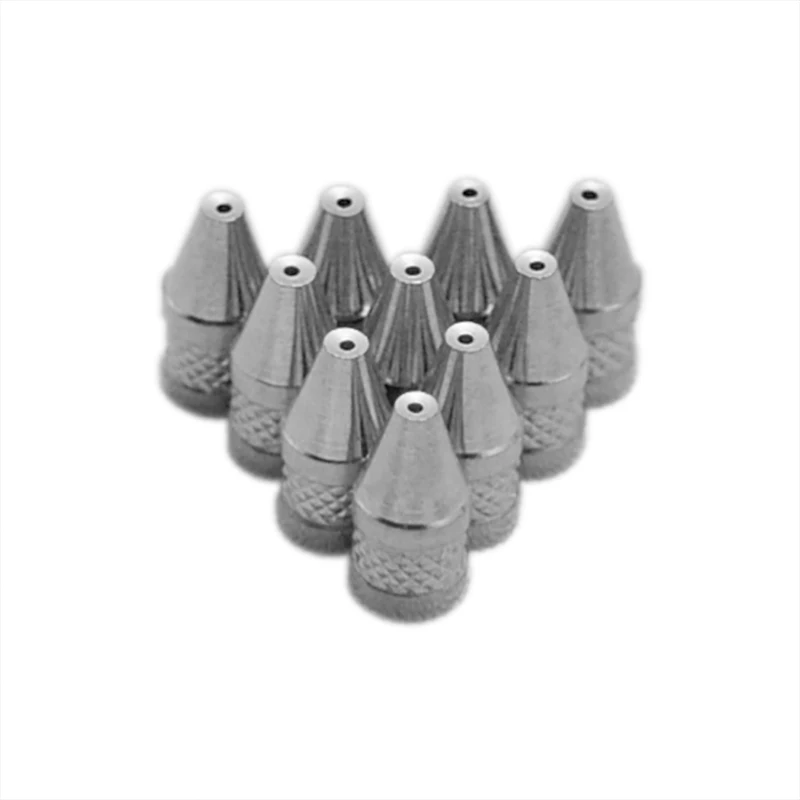 10Pcs/Set 1mm/2mm Nozzle Iron Tips Metal Soldering Welding Tip For Electric Vacuum Solder Sucker/Desoldering Pump Welding Tool