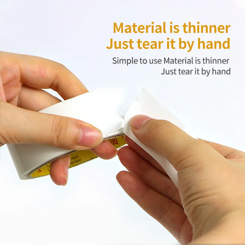 Ultra-Strong Double-Sided Adhesive Tape - 10M, Hand-Tearable, Various Widths