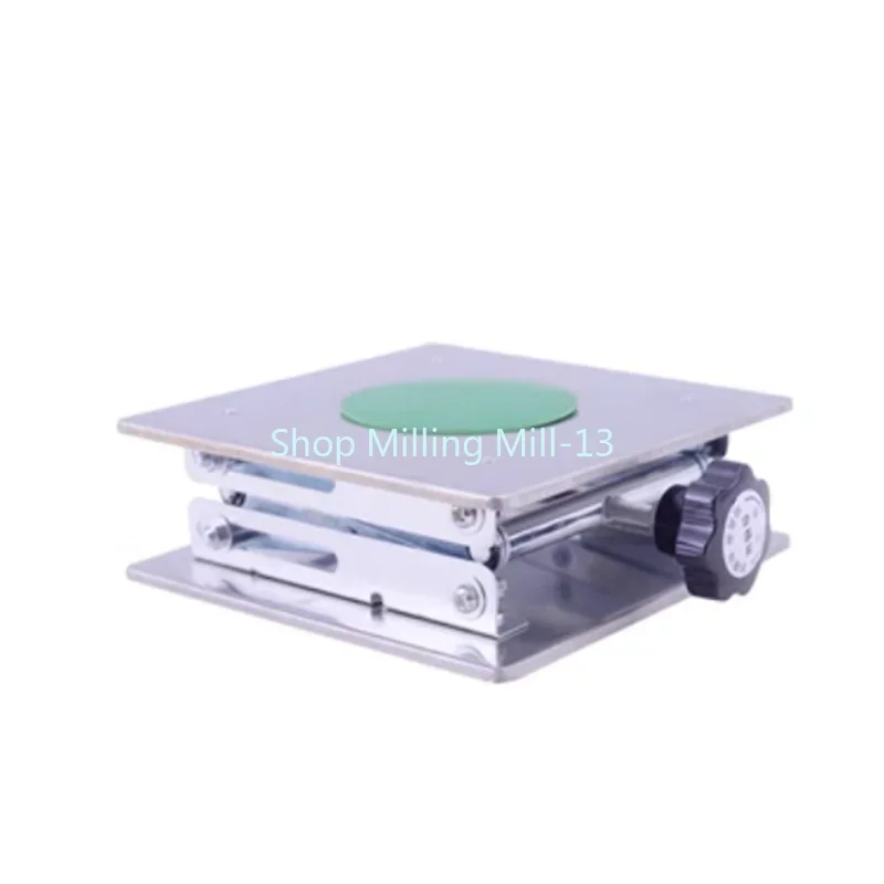 Lift Table Lab Plate Jack Scissor Stand Platform Router Workbench Woodworking Lift Laboratory Carpentry Support frame150*150mm