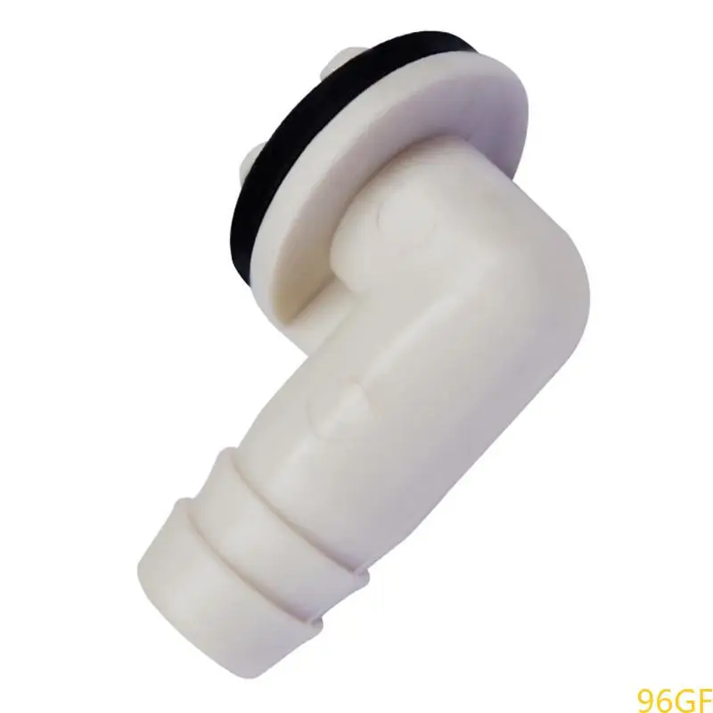 96gf Abflussschlauchanschluss Ellbogen 15 mm/0,59 Zoll mit Gummi -Ring No und austritt einfach zu installieren für die externe – Detail 7