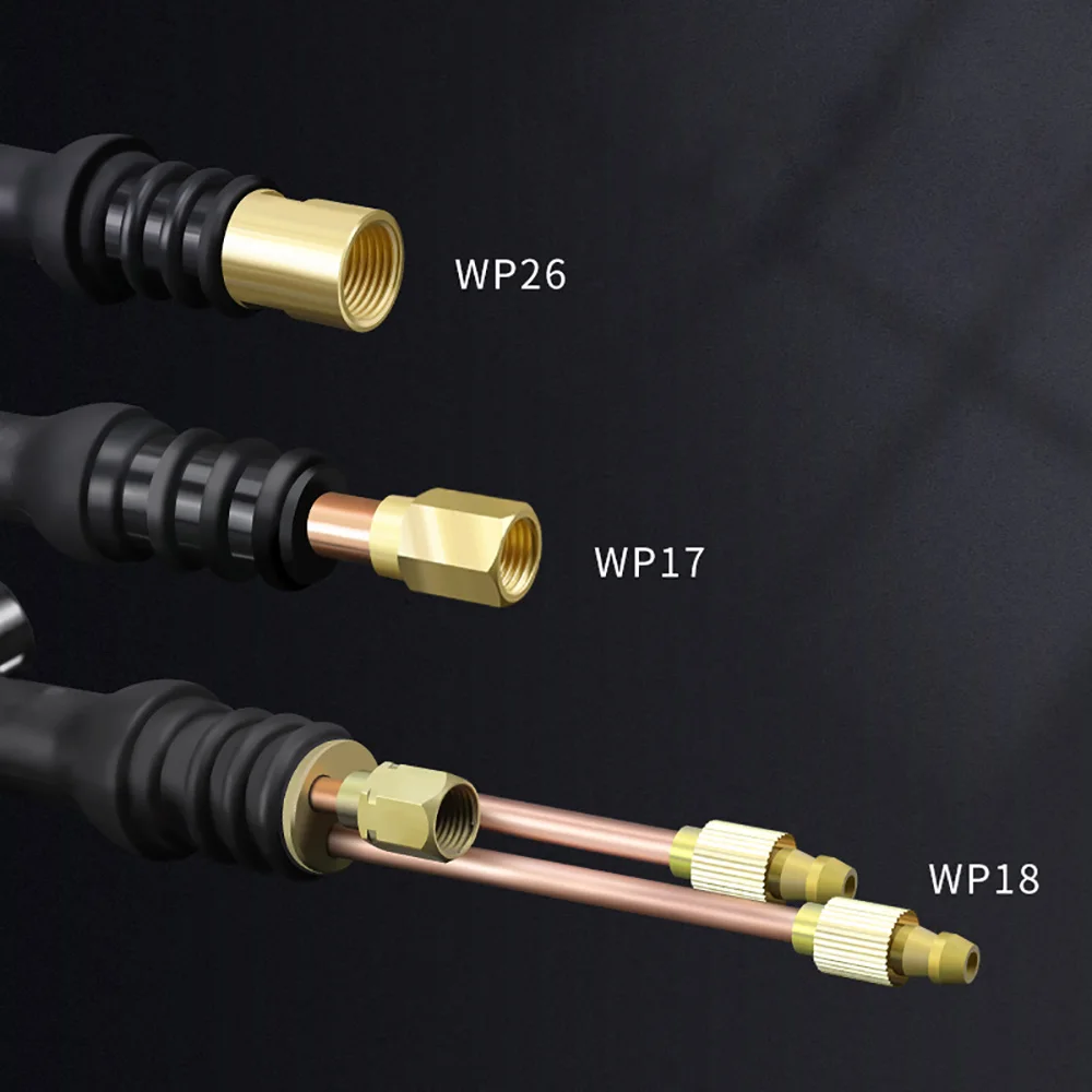 WP18 Water Cooled TIG Welding Torch Head WP26 WP17 Argon Tungsten Welder TIG Torch Head Argon Arc Welding Accessories 3