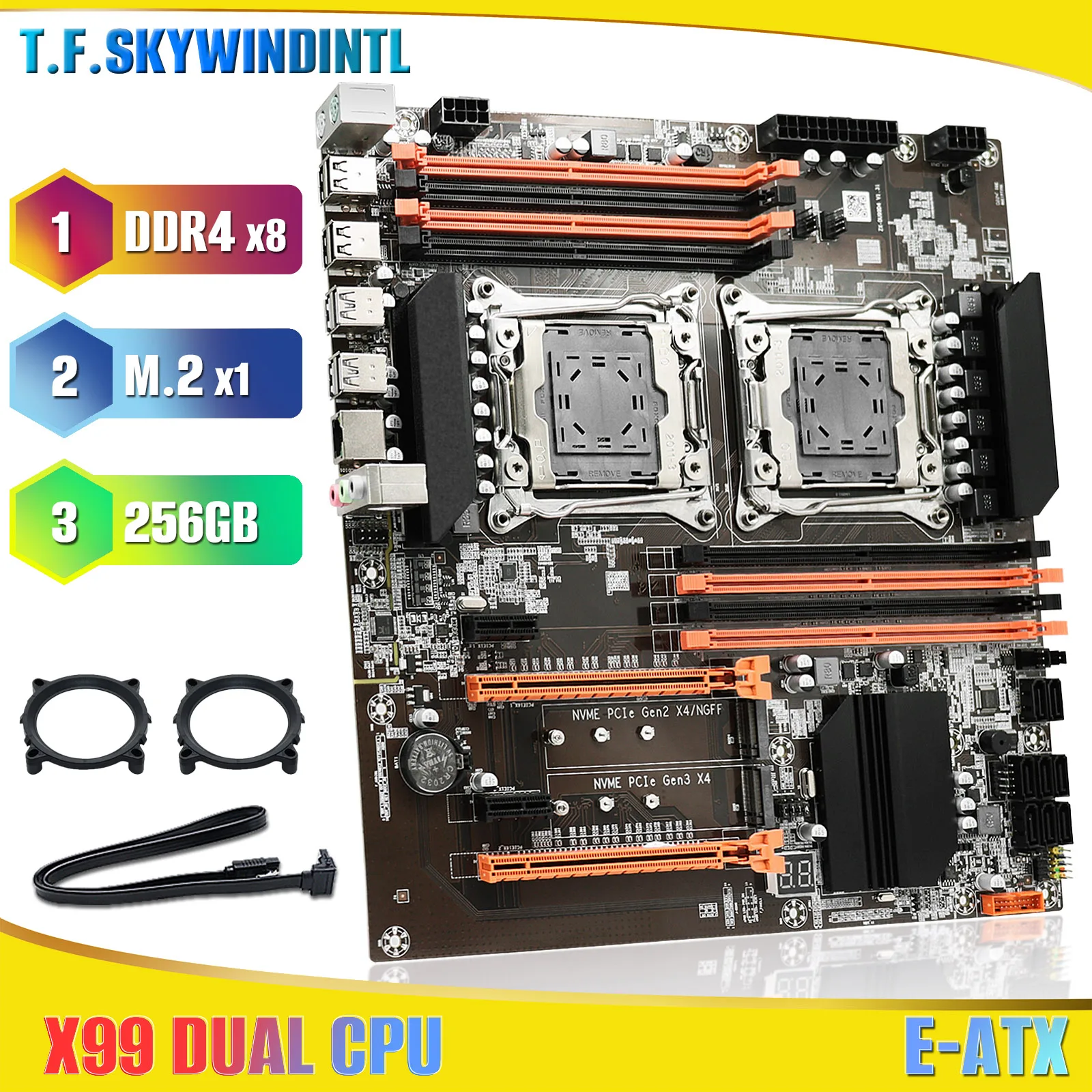 X99 Gaming Dual CPU Motherboard LGA 2011-3 E5 Desktop