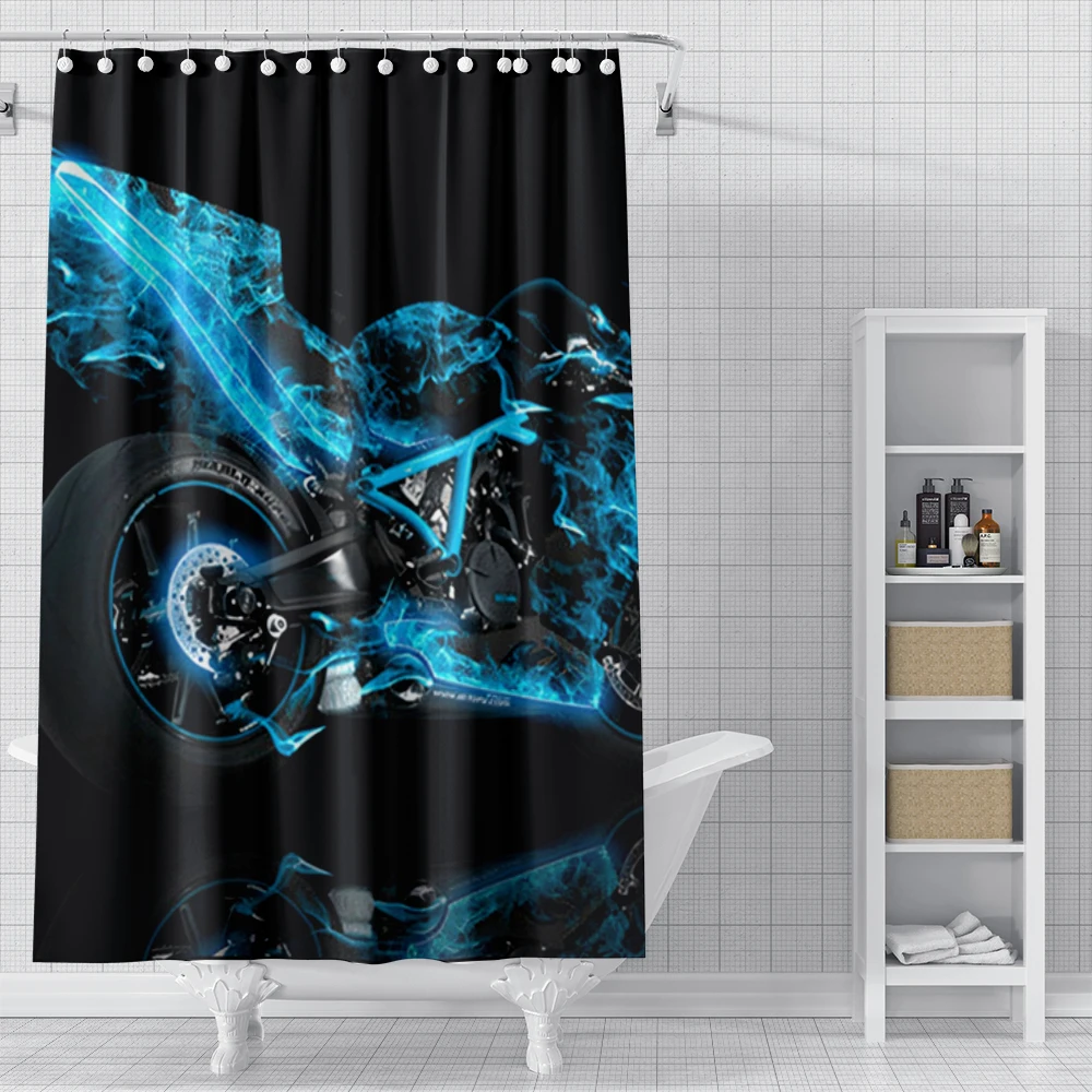 home shower curtains for bathroom Landscape animals waterproof fabric bathroom Curtains modern shower curtain 180x200 240x200 5