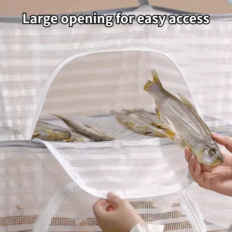 Food Drying Net Drying Net 2-4 Layer Food Drying Net 70*50cm Hanging Clothes Drying Nets for Clothing Vegetable Fruit Herbs Cloth Dryer Cage Storage Rack