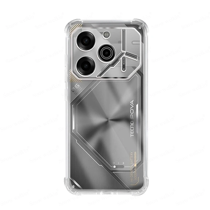 Enhanced Airbags Buffer Full Protection Clear Soft TPU Shockproof Back Case Cover