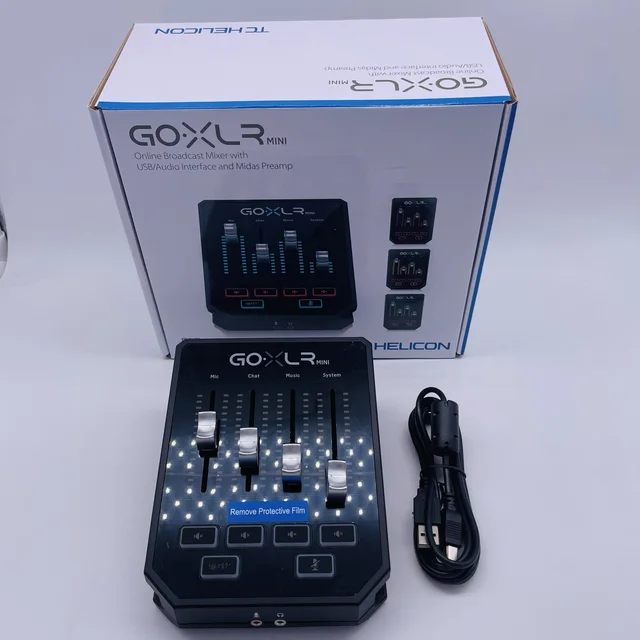 GoXLR Mini - Mixer & USB Audio Interface for Streamers, Gamers & Podcasters