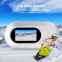 Pet Action Camera Small Pet Collar Camera 0.96in Screen Lightweight Full HD Rechargeable with Video Records for Cat for Outdoor - Image 6