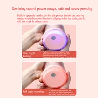 Mélangeurs rechargeables, presse-fruits frais, bleu/rose, bouteille de jus Portable Usb, Mini mélangeur électrique rapide, Machine à glaçons pour Smoothie 6