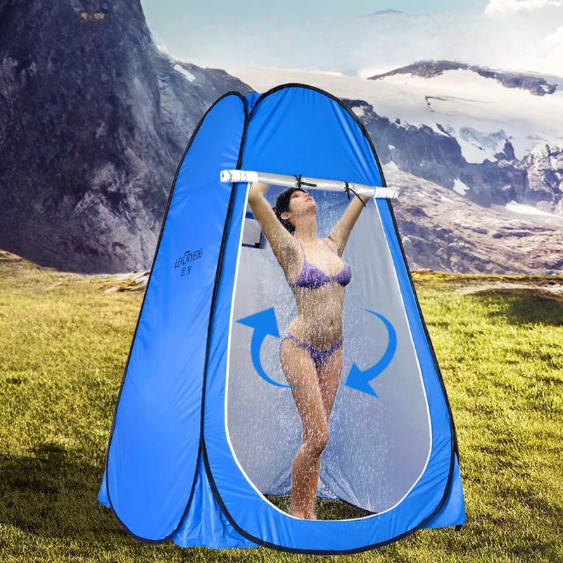 Tenda Spogliatoio Portatile BaBa - Pop-Up Istantaneo Per Campeggio, Spiaggia, Doccia (Verde Militare) - Foto 9