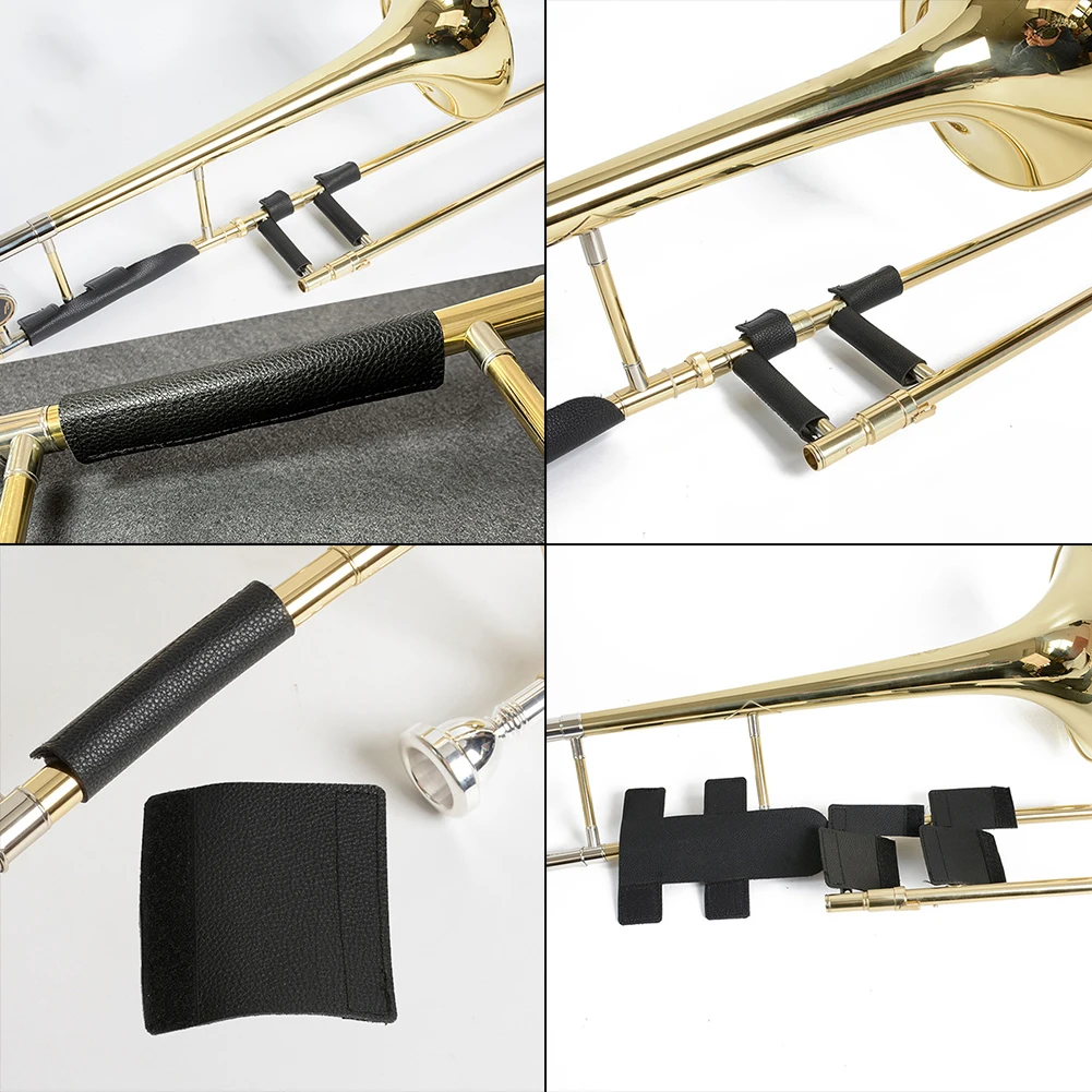 Trombone Trumpet Handguard Cushion Leather Sax Trombone Protective Neck Cover Protective Case Covers Instruments