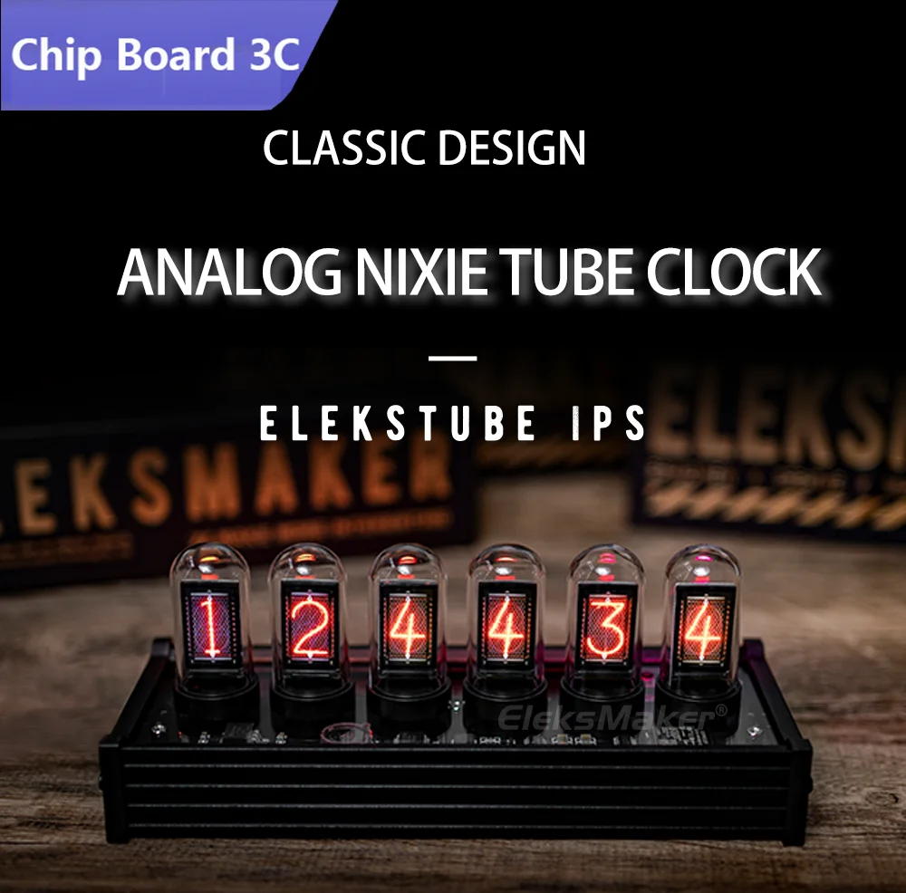 

EleksTube IPS 6-Bit IPS Retro Glows Analog Nixie Tube elekstube clock