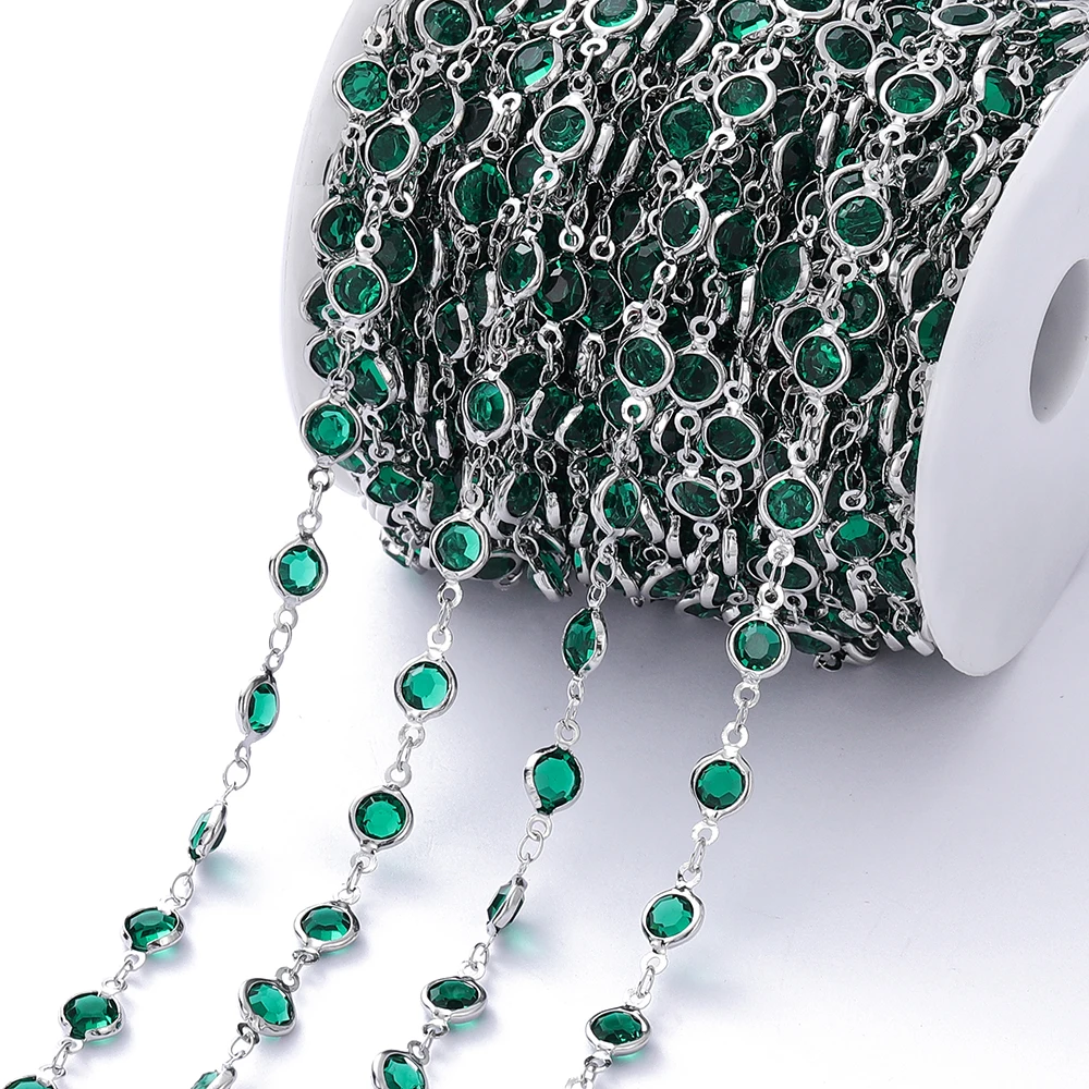 Jade green-Rhodium