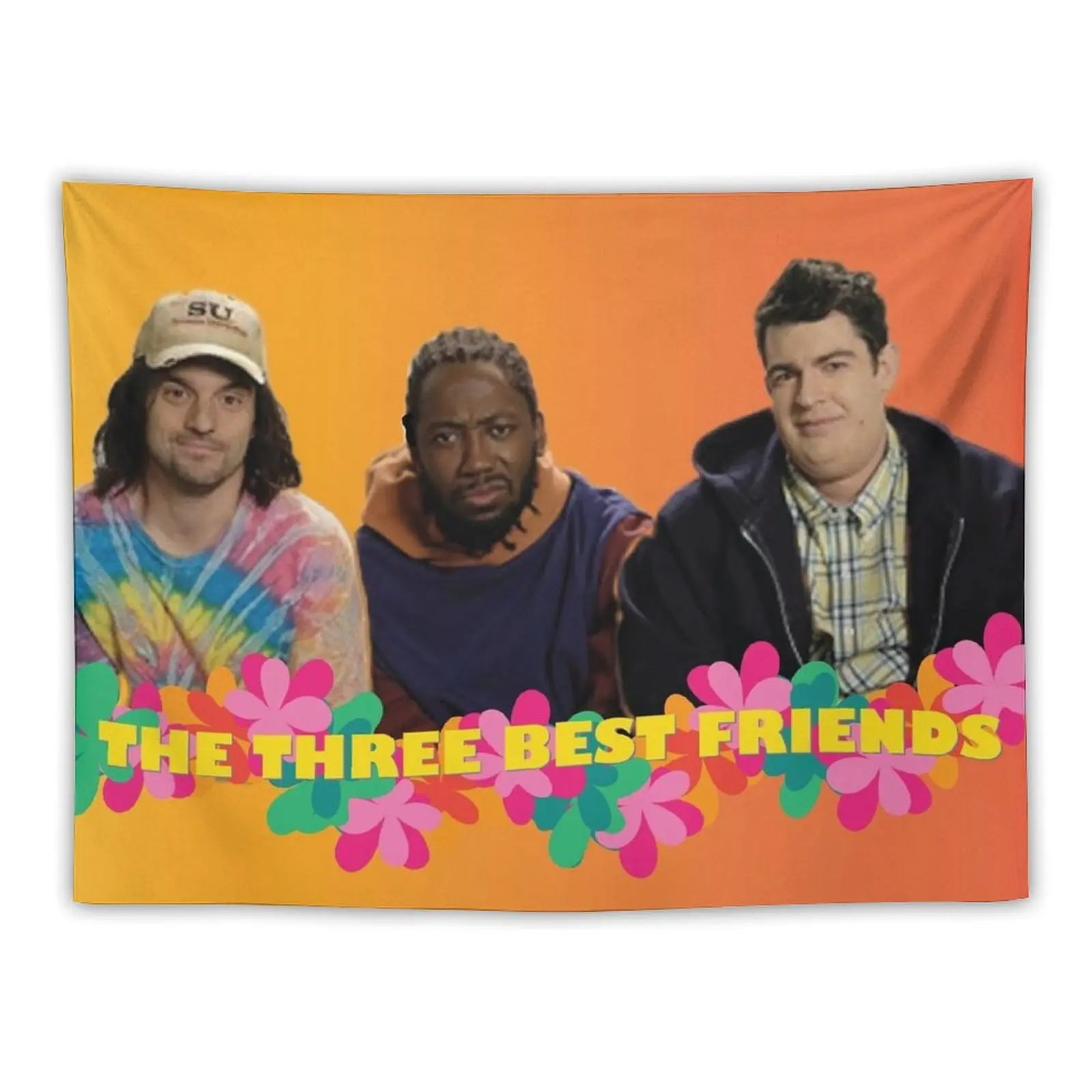 

three best friends from college new girl Tapestry Aesthetic Room Decor Korean Decorative Paintings Wall Decor Tapestry