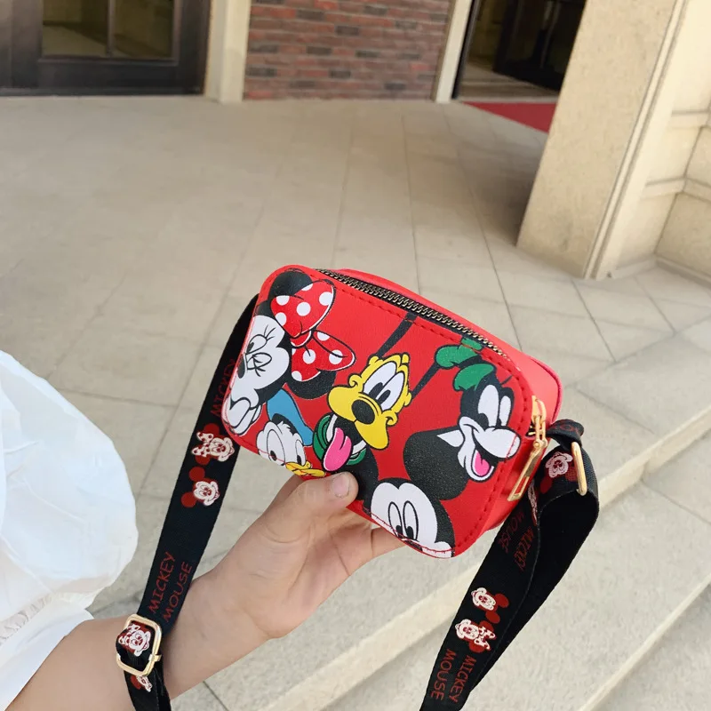 Женские сумки через плечо, сумка через плечо из мультфильма Диснея для девочек, детская модная сумка с милым рисунком Микки Мауса, детские подарки
