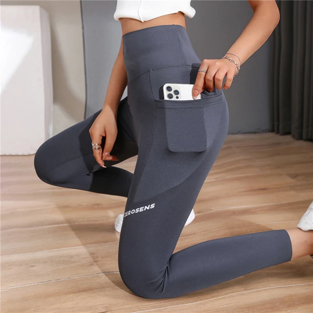 Solid Seamless Leggings With Pocket Women Soft Workout Tights Fitness  Outfits Yoga Pants High Waist Gym Wear Spandex Leggings - AliExpress