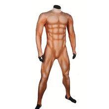 

Relief Muscle Costume Padding Suit High Quality Black Muscle for Men 3D Muscle Costume Under Suit