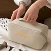 Personalized embroidery cosmetic bag organ pillow bag multi-layer travel tote cosmetic case cosmetic storage bag 6