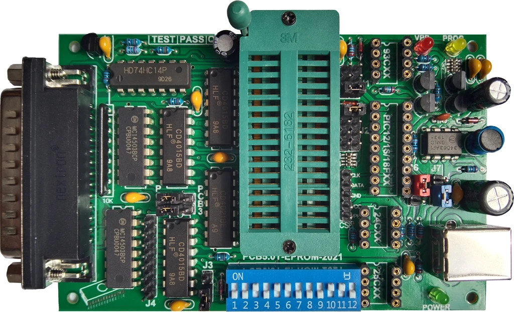 

EPROM Programming to Write 27C16/32/64/128/256/512/010/020/040/080/801 Burning