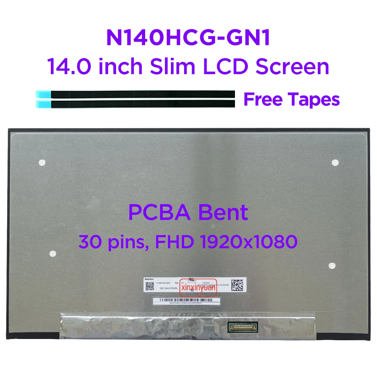 Nuovo Schermo LCD 14.0 Pollici Full HD (1920x1080) Per Huawei – Sostituzione Compatibile Con Pannello IPS Opaco, 30 Pin EDP, Non Touch, Largo 315 Mm