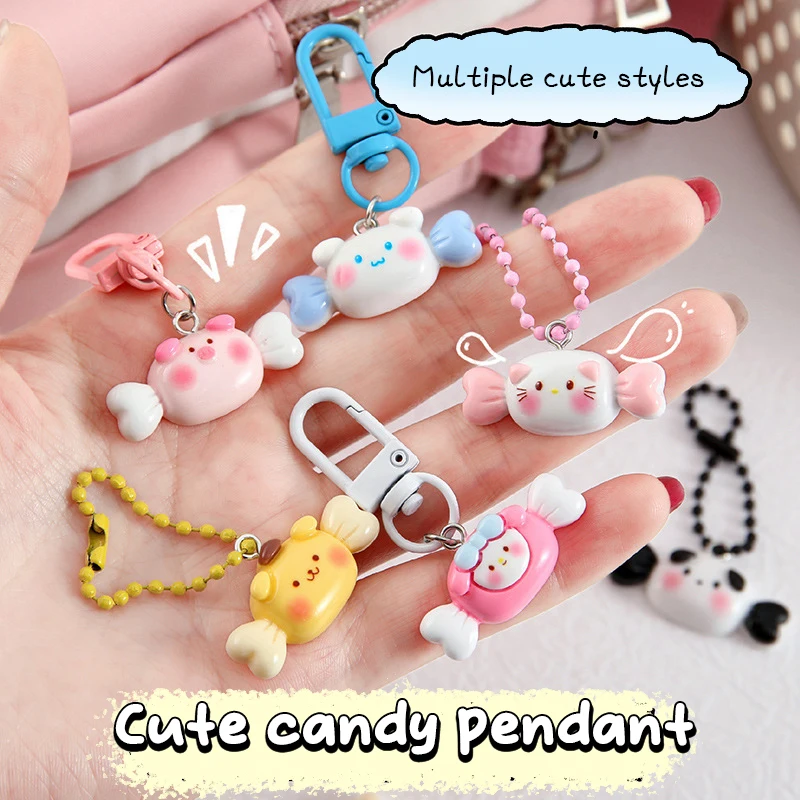 

Kawaii Candy Sanrio Kuromi Melody брелок аниме мультфильм Cinnamonroll брелок рюкзак Подвеска декоративные аксессуары подарок
