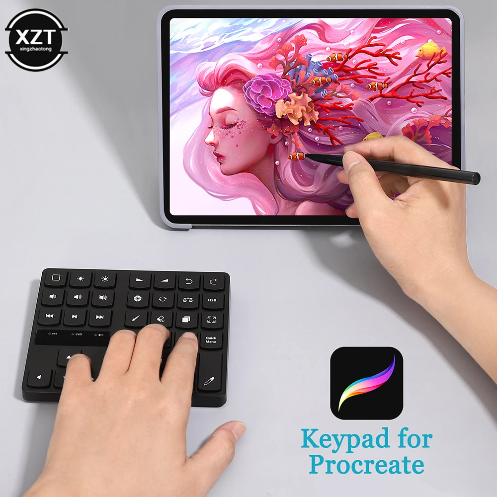 novo teclado sem fio bluetooth número duplo teclas de carga do portátil teclado número chatpad teclado para android ios microsoft