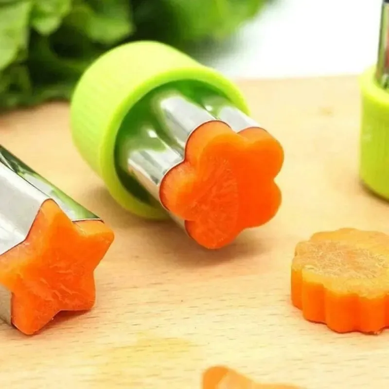 Vegetable Cutter Shapes Stainless Steel DIY Fruit Cookie Stamps Cake Food Cutting Mold Kitchen Tool Kitchen Accessories cookie cutter