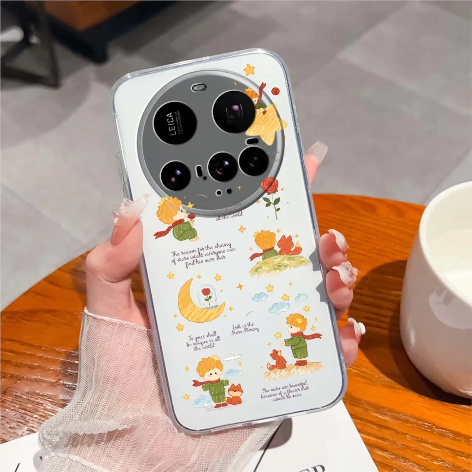 Floral Clear Silicone Anti-Drop Protective Smartphone Case