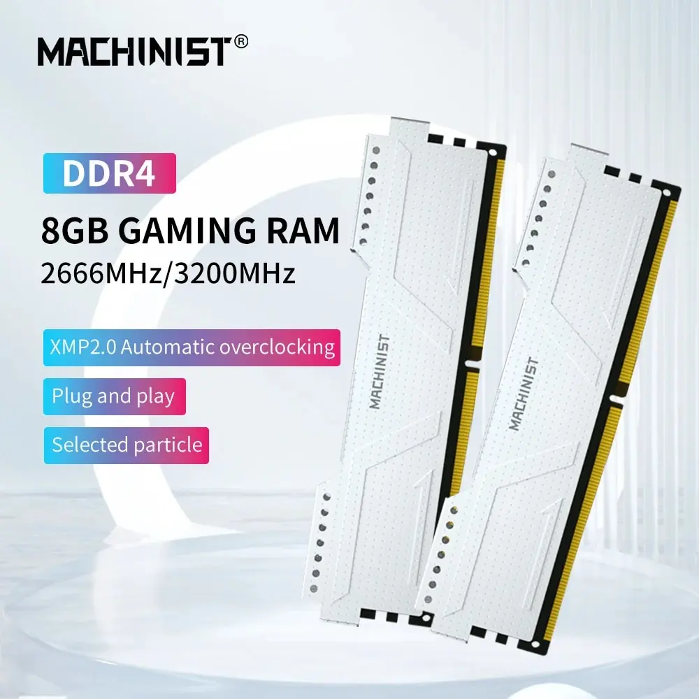 MACHINIST DDR4 RAM 8GB/16GB 2666HMz/3200HMz